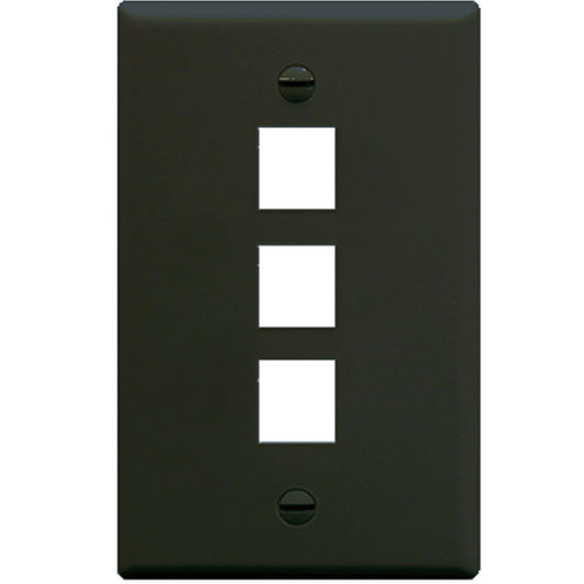IC107F03BK - 3Port Face - Black