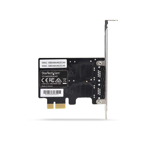 2-PORT GIGABIT NETWORK CARD - TAA-COMPLIANT NIC WINDOWS/LINUX
