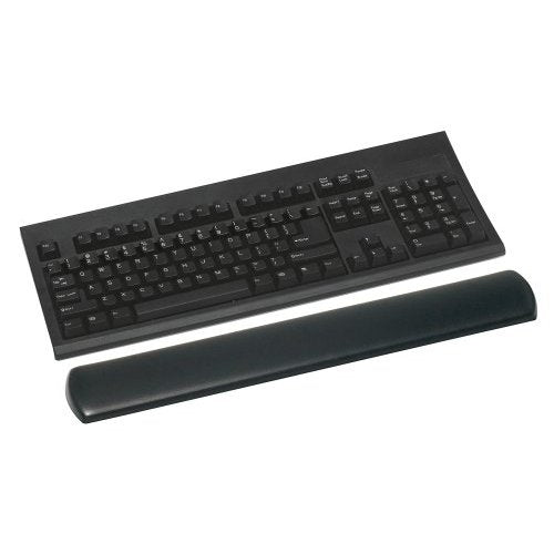 KEYBOARD WRIST REST GEL BLACK LEATHERETTE  KP200LE