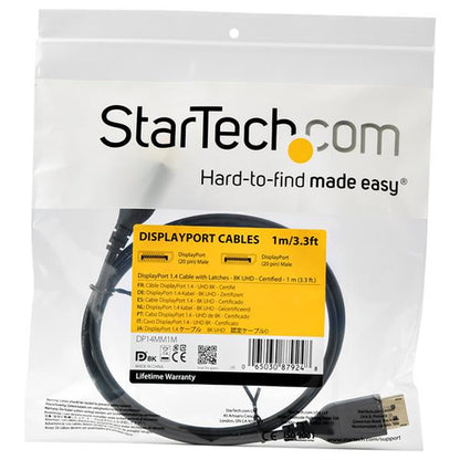 3FT 8K DISPLAYPORT 1.4 CABLE DP 1.4 HBR3 VIDEO CORD VESA CERTIFIED