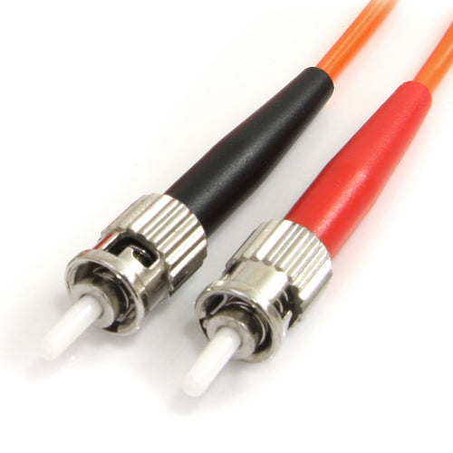 1M MULTIMODE FIBER OPTIC CABLE OM1 ST/ST 10G LSZH FIBER CABLE