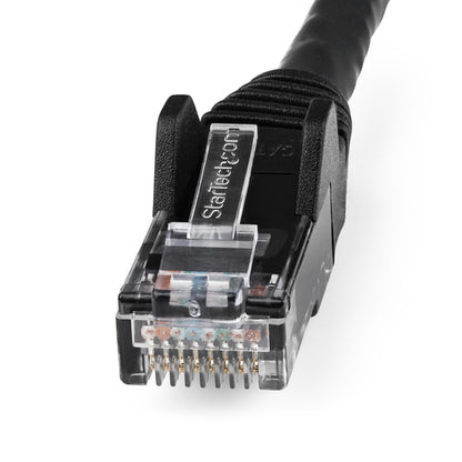 15FT BLACK CAT6 ETHERNET CABLE LSZH SNAGLESS PATCH CABLE LAN RJ45