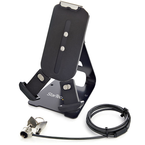 SECURE TABLET STAND UNIVERSAL LOCKABLE ANTI THEFT TABLET HOLDER