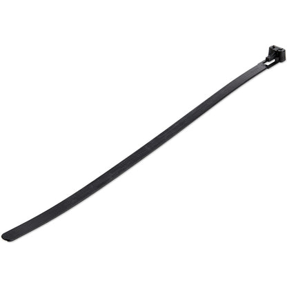100PK REUSABLE CABLE TIES NYLON PLASTIC ADJUSTABLE ZIP TIES 10 INCH