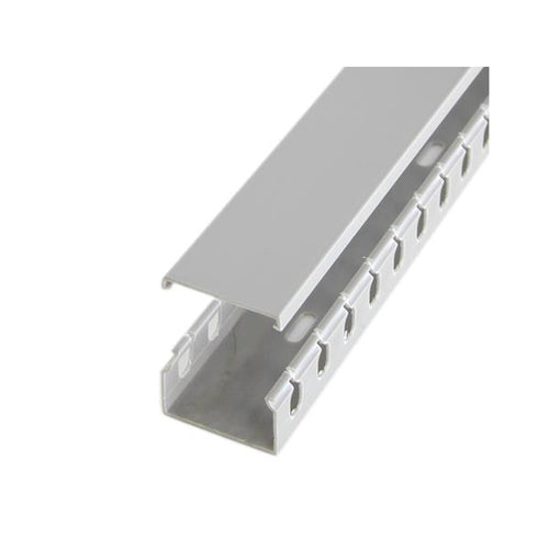 2X1IN OPEN SLOT CABLE RACEWAY DUCT W/ COVER CABLE MANAGEMENT