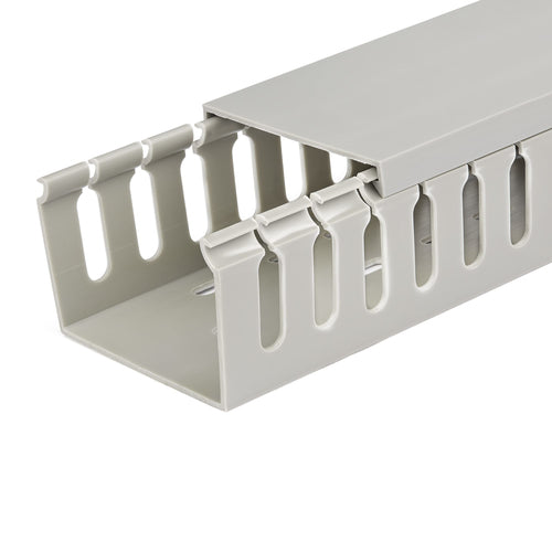 SLOTTED CABLE RACEWAY W/ COVER OPEN SLOT CABLE MANAGEMENT DUCT