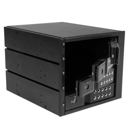 HARD DRIVE BAY MOBILE RACK 3.5 SATA SAS HDD TRAYLESS HOT SWAP