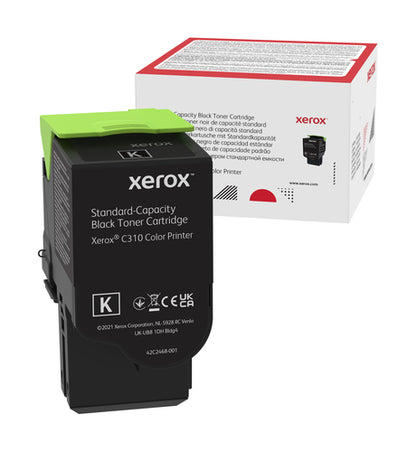 GENUINE XEROX BLK STD CAPACITY TONER CART XEROX C310 CLR PRNT 3000