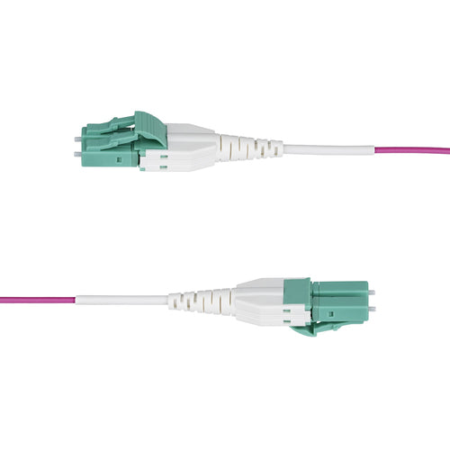 OM4 LC/LC MULTIMODE FIBER CABLE UNIBOOT/OFNR RISER/100G - 50/125