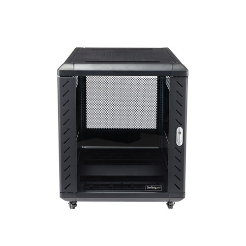 12U AV RACK CABINET 4 POST FLOOR STANDING IT CABINET ENCLOSURE