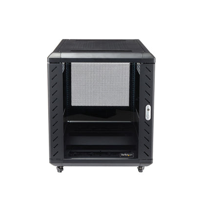 12U AV RACK CABINET 4 POST FLOOR STANDING IT CABINET ENCLOSURE