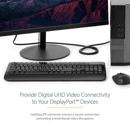 2M CERTIFIED DISPLAYPORT 1.2 CABLE - DP TO DP - 4K X 2K