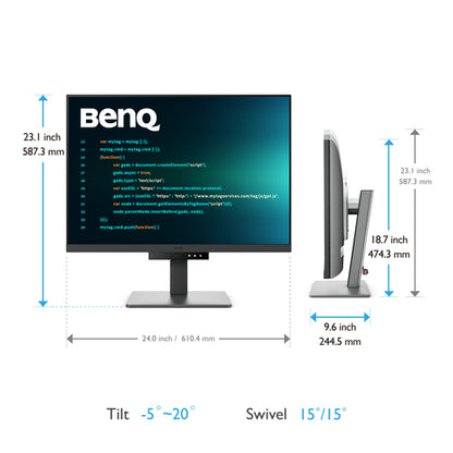BENQ 4K 28IN IPS MONITOR 60HZ METALLIC GREY3840X25602WX2USB-C