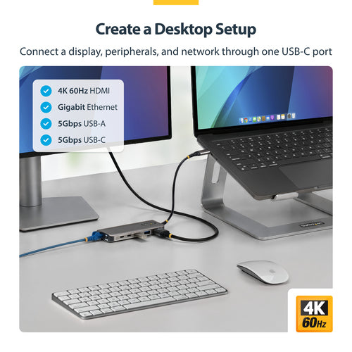USB-C HDMI MULTIPORT HUB - 140W PD 4K 60HZ