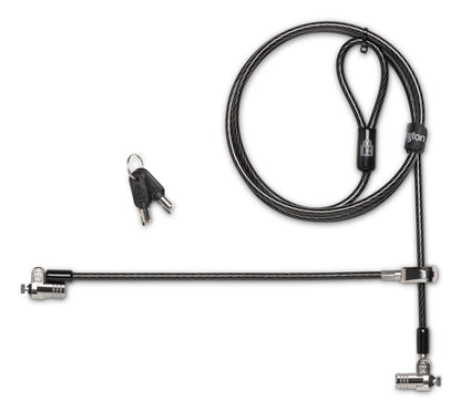 MICROSAVER KEYED DUAL HEAD LAPTOP LOCK TAA