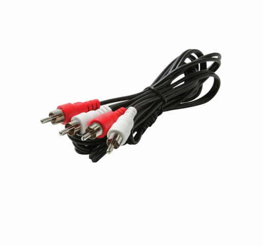 25' 2-RCA-Plugs to 2-RCA Plugs