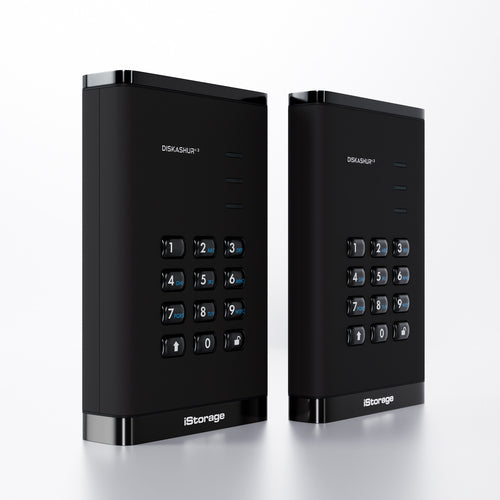 ISTORAGE DISKASHUR3 HDD-PIN-BLK 2TB HARDWARE ENCRYPTED HDD