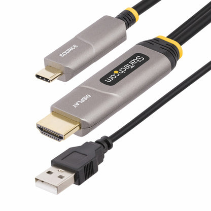 50FT USB-C TO HDMI CABLE ACTIVE OPTICAL CABLE 4K 60HZ