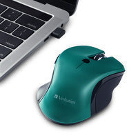 WIRELESS BLUE LED USB-C TEAL MOUSE (70247)