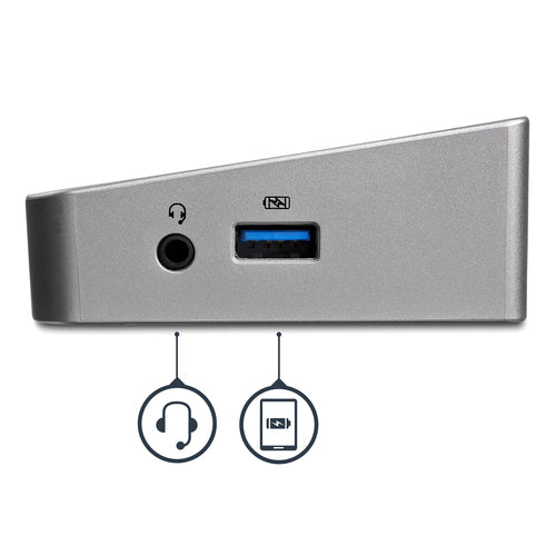 USB 3.0 DOCKING STATION UNIVERSAL TRIPLE MONITOR HDMI DP