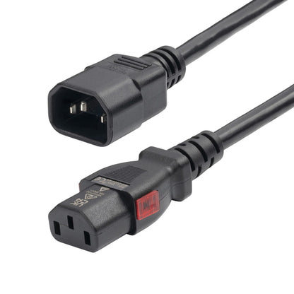 10FT POWER EXTENSION CORD IEC C14 TO LOCKING C13 10A 250V