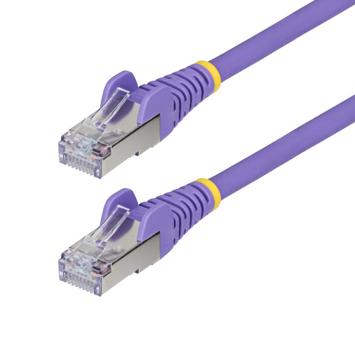 CAT6A ETHERNET CABLE - PURPLE 10GBE S/FTP LSZH 100W POE