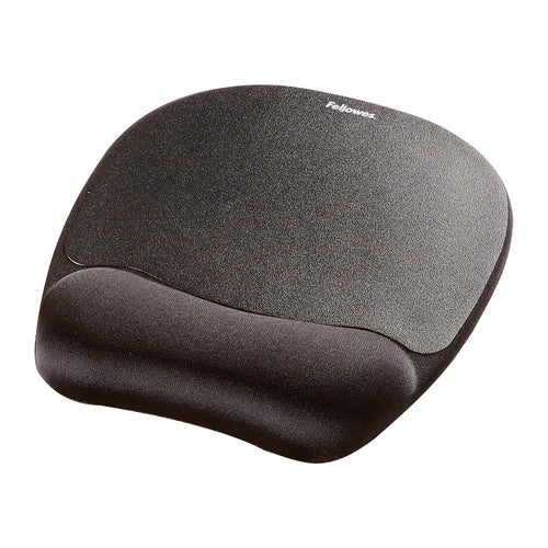 MEMORY FOAM MOUSE PAD/WRIST REST BLACK SOFT FOAM PILLOW