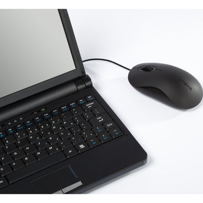BLK MATTE USB FULL SIZE 3BUTTON OPTICAL MOUSE