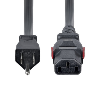 6.6FT COMPUTER POWER CORD TAA NEMA 5-15P TO LOCKING C13 125V 15A