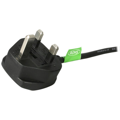 6FT UK COMPUTER POWER CORD BS 1363 TO C13 AC MONITOR POWER CABLE (PXT101UK)