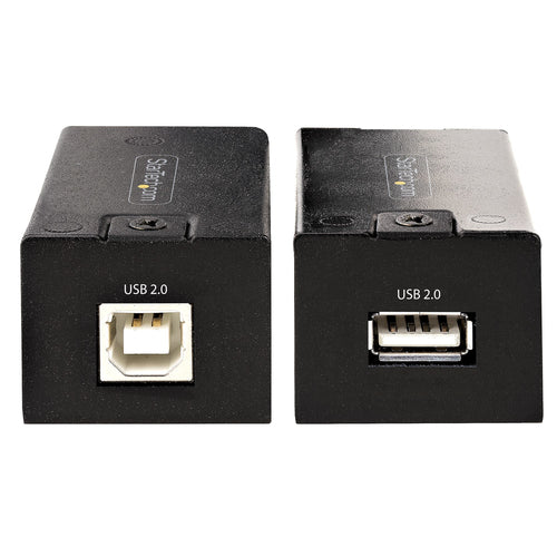 USB 2.0 EXTENDER HUB - USB-A OVER CAT5/6 ETHERNET CABLE RJ45