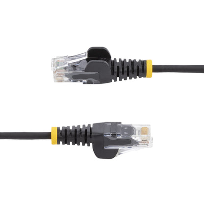 10FT BLACK CAT6 ETHERNET CABLE SLIM SNAGLESS RJ45 UTP PATCH CABLE