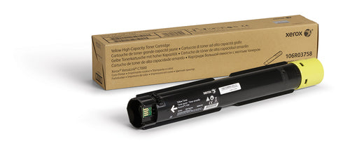 GENUINE XEROX YELLOW HIGH CAPACITY TONER CARTRIDGE FOR THE XE (106R03758)