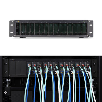 15-SLOT MEDIA CONVERTER CHASSIS UNMANAGED 19IN RACKMOUNT TAA