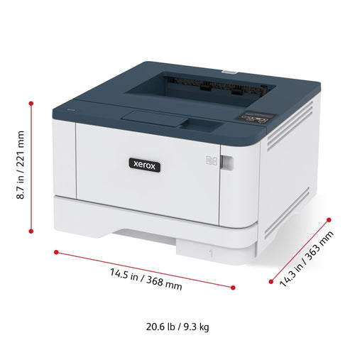 B310 PRINTER UP TO 42PPM LETTER/LEGAL USB/ENET AND WRLS