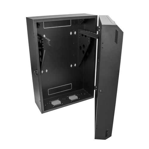 WALL MOUNT PATCH PANEL CABINET 8U VERTICAL NETWORK ENCLOSURE