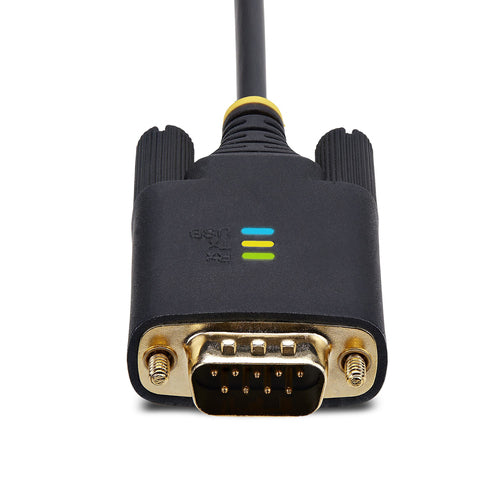 13FT 2-PORT USB SERIAL CABLE - USB TO DUAL DB9 RS232 ADAPTER