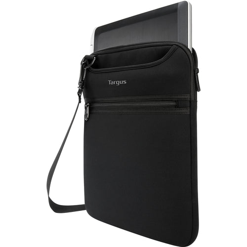 VERTICAL SLIPCASE WITH HIDEAWAY HANDLES FOR NOTEBOOK BLACK 14IN