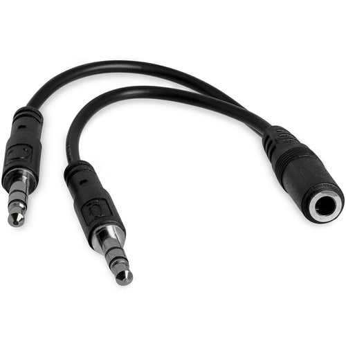 3.5MM AUDIO AND MICROPHONE HEAD SET SPLITTER ADAPTER 3PIN F/M (MUYHSFMM)