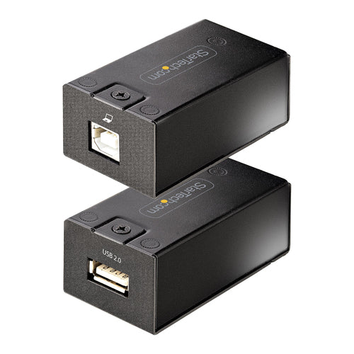USB 2.0 EXTENDER HUB - USB-A OVER CAT5/6 ETHERNET CABLE RJ45