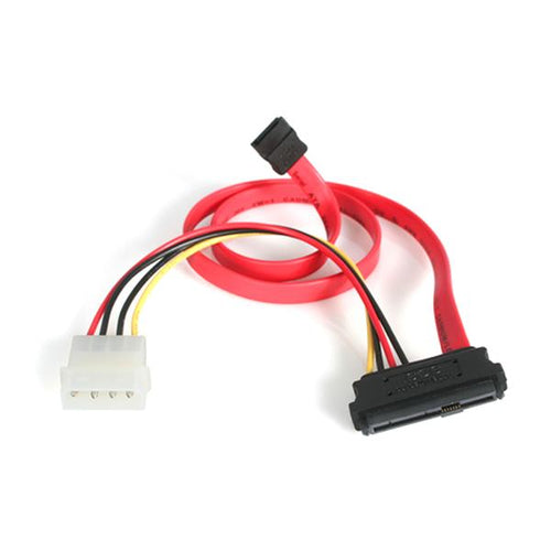 18IN SAS 29-PIN TO SATA W/ LP4 POWER CABLE