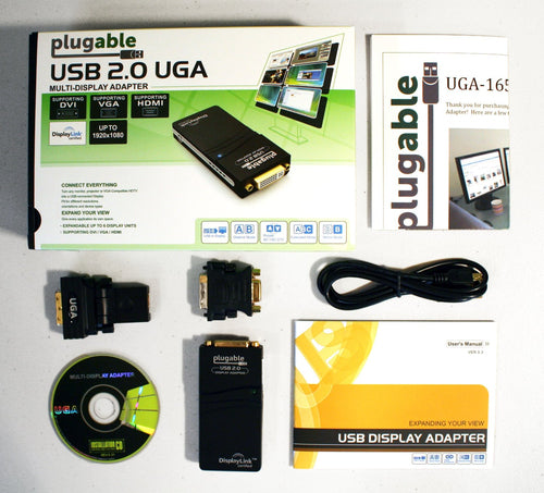 PLUGABLE UGA-165 USB 2.0 TO DVI/VGA/HDMI