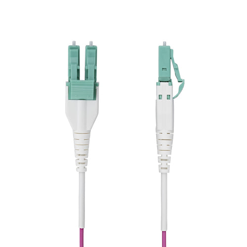 OM4 LC/LC MULTIMODE FIBER CABLE UNIBOOT/OFNR RISER/100G - 50/125