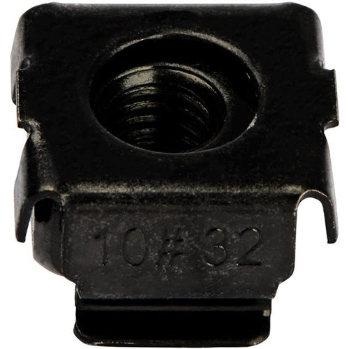 10-32 CAGE NUTS BLACK MOUNTING 50 PACK SERVER RACK 10-32 CAGE NUTS