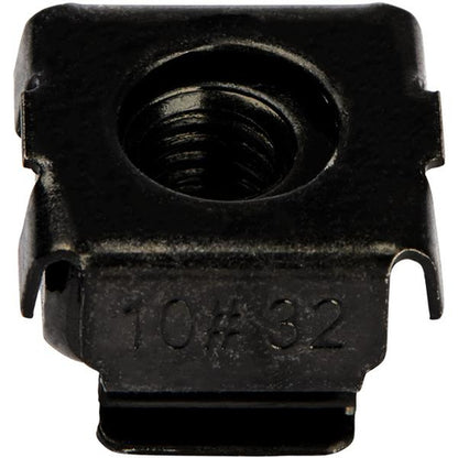 10-32 CAGE NUTS BLACK MOUNTING 50 PACK SERVER RACK 10-32 CAGE NUTS
