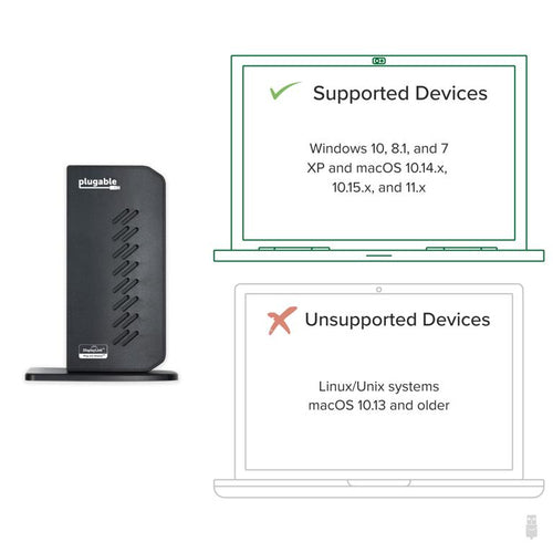 PLUGABLE UD-3900Z USB 3.0 USB-C UNIVERSAL DOCK