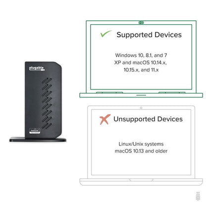 PLUGABLE UD-3900Z USB 3.0 USB-C UNIVERSAL DOCK