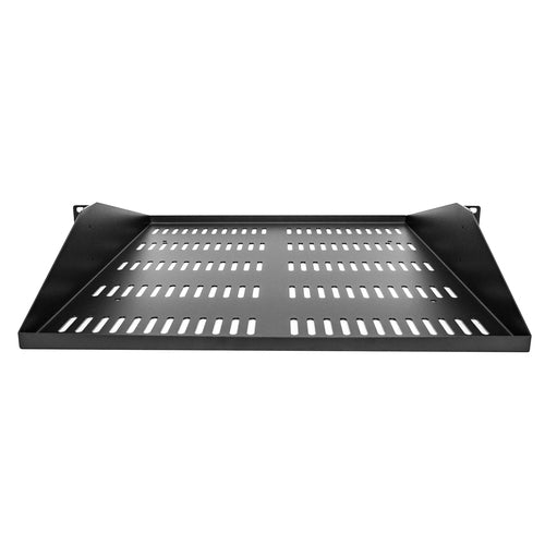 2U SERVER RACK SHELF UNIVERSAL CENTER MOUNT VENTED CANTILEVER TRAY