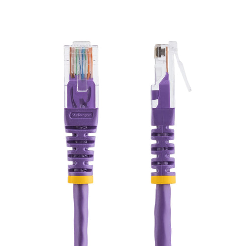 6FT PURPLE CAT5E ETHERNET CABLE RJ45 PATCH CABLE GIGABIT LAN CORD