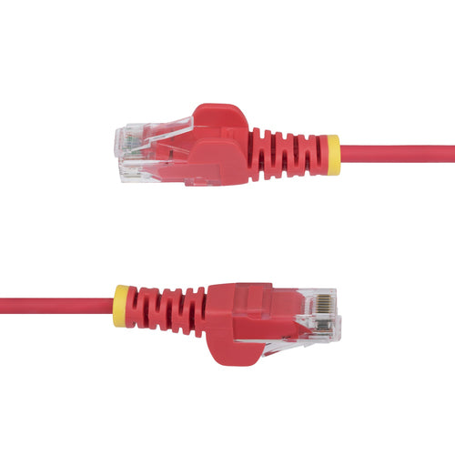 SLIM CAT6 CABLE RED LSZH SLIM SNAGLESS RJ45 UTP PATCH CABLE